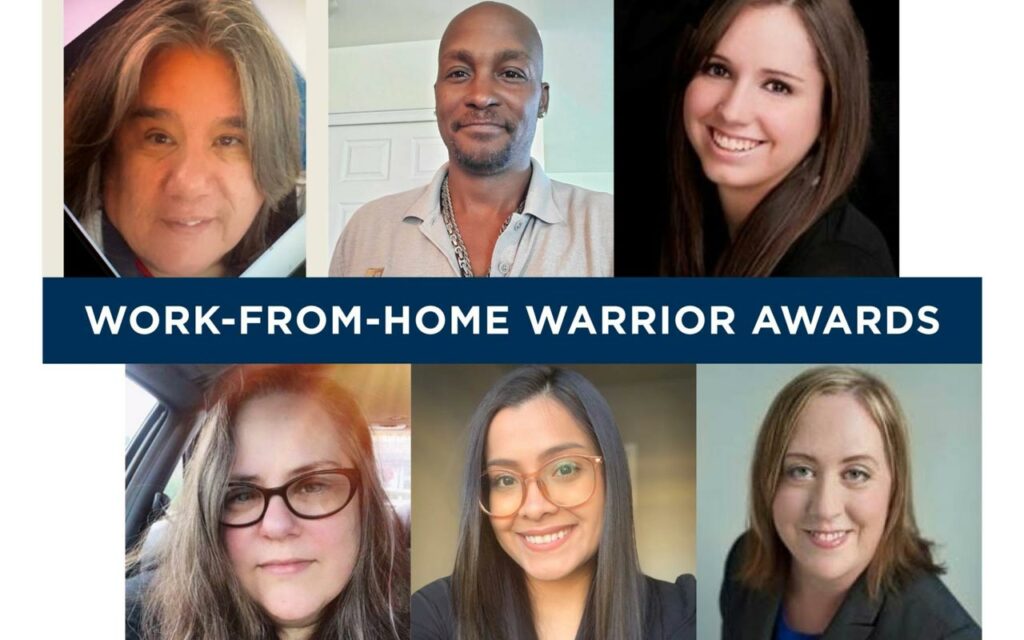 Work From Home Warriors employee collage
